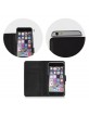 Universal Book Cell Phone Case 4.8 "- 5.3" Black