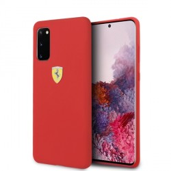 Ferrari Hülle Samsung Galaxy S20 Silicone Rot