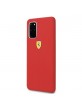 Ferrari Hülle Samsung Galaxy S20+ Plus Silicone Rot