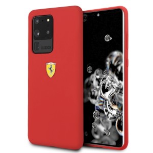 Ferrari Case Samsung Galaxy S20 Ultra Silicone Red FESSIHCS69RE