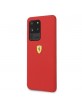 Ferrari Hülle Samsung Galaxy S20 Ultra Silicone Rot