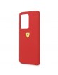 Ferrari Case Samsung Galaxy S20 Ultra Silicone Red