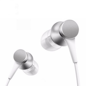Original Xiaomi headphones headset Mi Piston Basic silver 3.5mm
