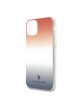 US polo case iPhone 11 Pro Gradient Pattern blue red