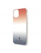 US polo case iPhone 11 gradient pattern blue red