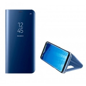 Clear View mobile phone case Samsung Galaxy A41 A415 blue