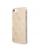 Guess Guess 4G Glitter Case iPhone SE 2020 / 8 / 7 Gold