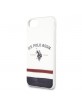 US Polo iPhone SE 2020 / 8 / 7 Case Tricolor Pattern white