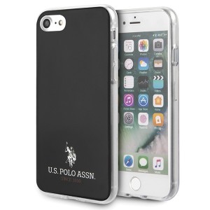 US Polo iPhone SE 2020 / 8 / 7 Hülle Shiny schwarz