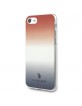 US Polo iPhone SE 2020 / 8 / 7 Hülle Gradient Pattern blau rot