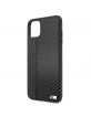 BMW iPhone 11 Pro Max cover leather / carbon black BMHCN65MCARBK