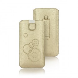 Vertical pouch decoration iPhone 6 Plus / 7 Plus / 8 Plus / XS Max / 11 Pro Max gold
