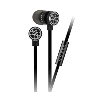 Guess stereo headset black / silver 3.5mm