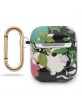 Guess Silikon Hülle AirPods 1 / 2 Flower N.1 grün Collection GUACA2TPUBKFL01