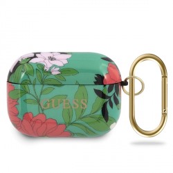 Guess Silikon Hülle AirPods Pro Flower N.1 grün Collection