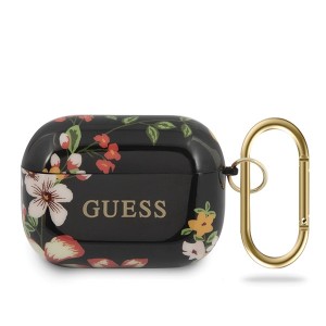 Guess silicone cover AirPods Pro Flower N.4 black
