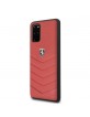 Ferrari Heritage Leather Cover Samsung Galaxy S20 + Plus Red