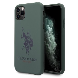 US Polo iPhone 11 Pro Hülle Silikon Innenfutter grün USHCN58SLHRGN
