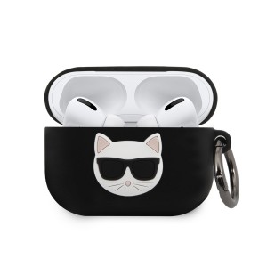 Karl Lagerfeld AirPods Pro silicone cover / case / sleeve Choupette black