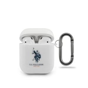 US Polo Cover AirPods 1 / 2 Glossy White USACA2TPUWH