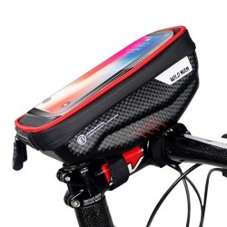 WildMan bicycle holder S E1R frame bag case black / red