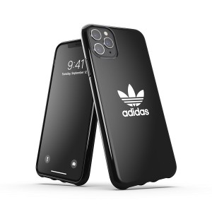 Adidas OR SnapCase Trefoil Hülle iPhone 11 Pro Max schwarz