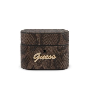 Guess AirPods Pro protective cover / case python brown