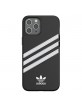 Adidas OR Moulded Case / Hülle PU iPhone 12 Pro Max schwarz / weiß