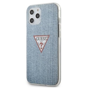 GUESS iPhone 12 Pro Max Case Cover Jeans Blue