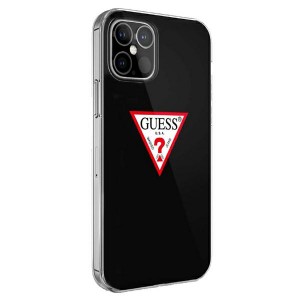 Guess iPhone 12 / 12 Pro Case Cover Triangle Black