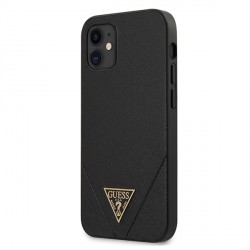 GUESS iPhone 12 mini 5.4 Protective Cover Saffiano Black