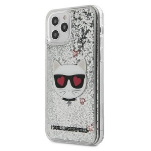 Karl Lagerfeld iPhone 12 Pro Max 6,7 Hülle Glitter Choupette KLHCP12LLCGLSL