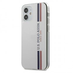 US Polo iPhone 12 mini 5.4 case tricolor white