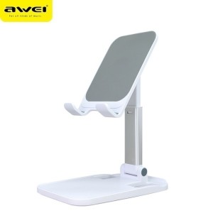 AWEI Universal Handy / Tablet Schreibtischhalter X11 weiß