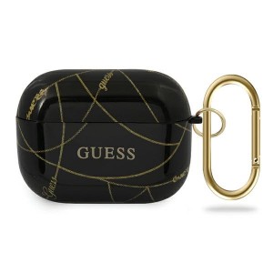 Guess AirPods Pro cover case chain collection gold chain black gold