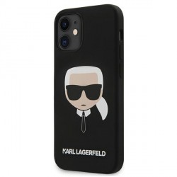 Karl Lagerfeld iPhone 12 mini 5.4 Cover Silicone Head black