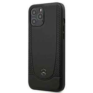 Mercedes iPhone 12 Pro Max leather cover / case Urban Line black