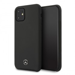 Mercedes iPhone 12 mini Silicone Line Case / Cover /  Etui black