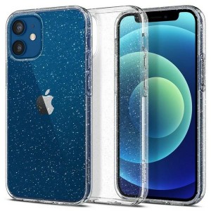Spigen iPhone 12 mini 5,4 Hülle Liquid Crystal Glitter Clear