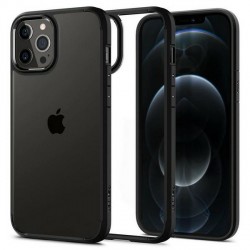 Spigen iPhone 12 / 12 Pro Cover Ultra Hybrid Case black matt