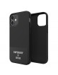 SuperDry iPhone 12 mini 5.4 Molded Canvas Case / Cover black