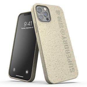SuperDry iPhone 12 / 12 Pro Snap Case / Cover sand