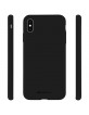 Mercury iPhone 12 / 12 Pro 6,1 Hülle / Case / Cover Silicone Mikrofaser schwarz