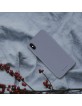 Mercury iPhone 12 / 12 Pro 6.1 Case / Cover Silicone Microfiber Gray