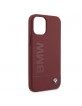 BMW iPhone 12 mini Silicone Signature Case / Cover Red