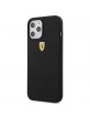 Ferrari iPhone 12 Pro Max 6,7 On Track Silicone Hülle schwarz