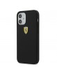 Ferrari iPhone 12 mini 5.4 On Track silicone case black
