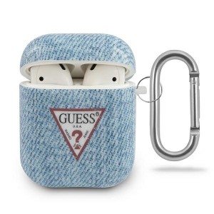 Guess AirPods 1 / 2 cover / case jeans collection GUACA2TPUJULLB