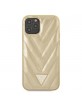 Guess iPhone 12 Pro Max 6,7 Hülle V-Quilted Gold GUHCP12LPUVQTMLBE