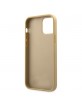 Guess iPhone 12 Pro Max 6,7 Hülle V-Quilted Gold GUHCP12LPUVQTMLBE